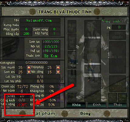 tính năng trùng sinh volamoff