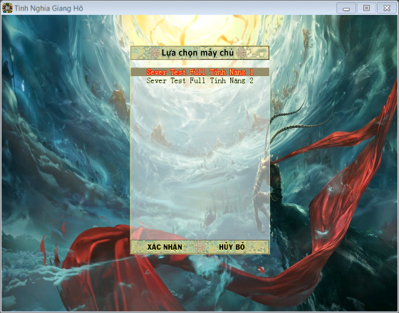 Sever Test Võ Lâm Truyền Kỳ 1
