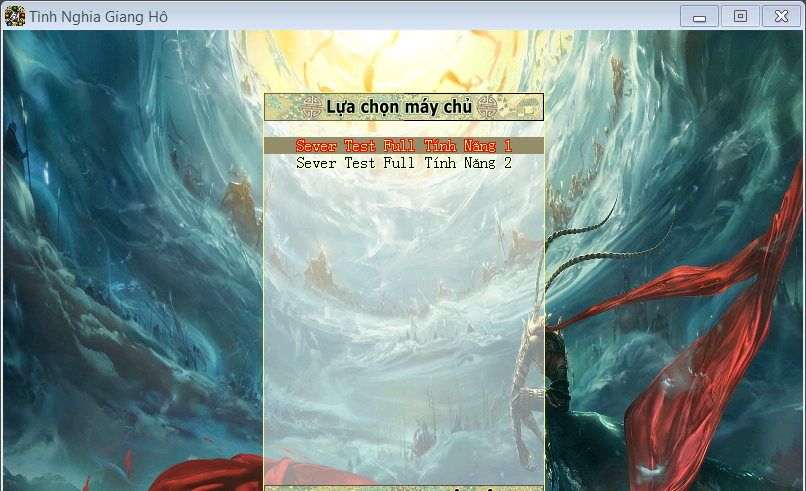 Sever Test Võ Lâm Truyền Kỳ 1
